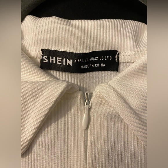 Brand new white collared crop top - Picture 2 of 4